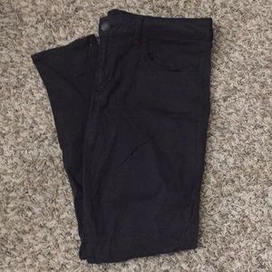American Eagle Black Super Stretch Skinny Jegging